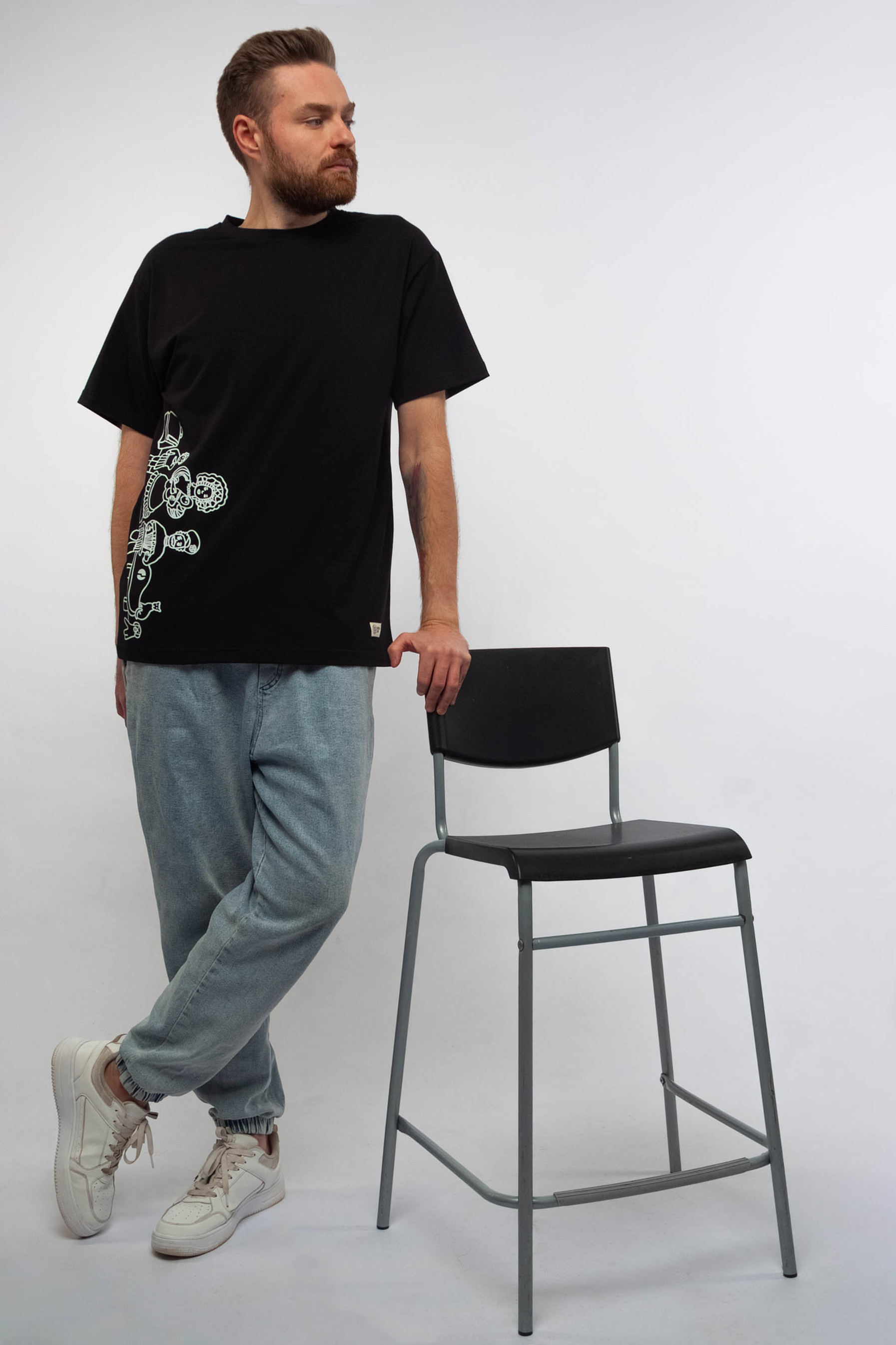 картинка Футболка "Киров - Вятка, как ни крути" Дымка, черная, мужская от магазина Одежда+