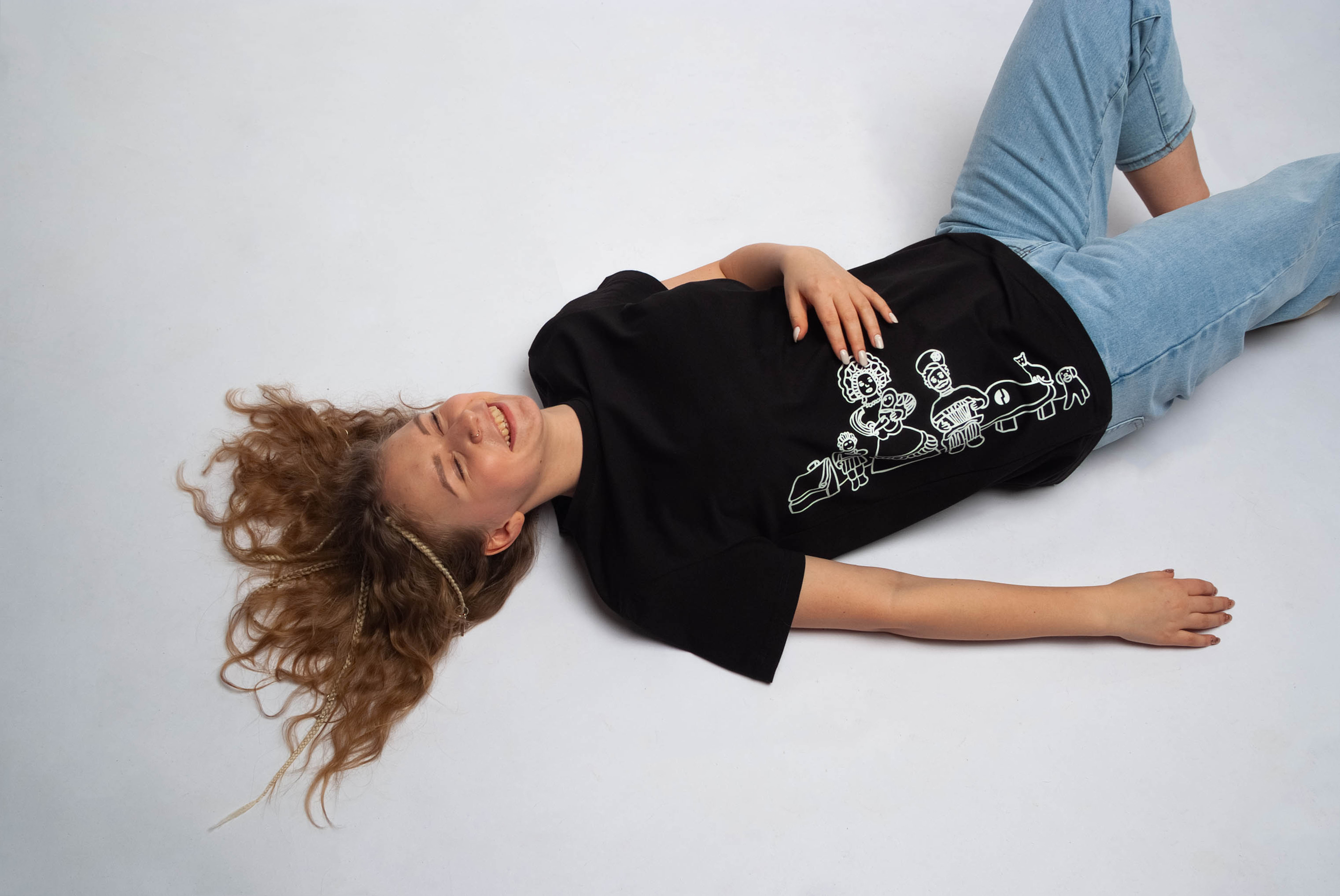 картинка Футболка "Киров - Вятка, как ни крути" Дымка, черная, женская от магазина Одежда+