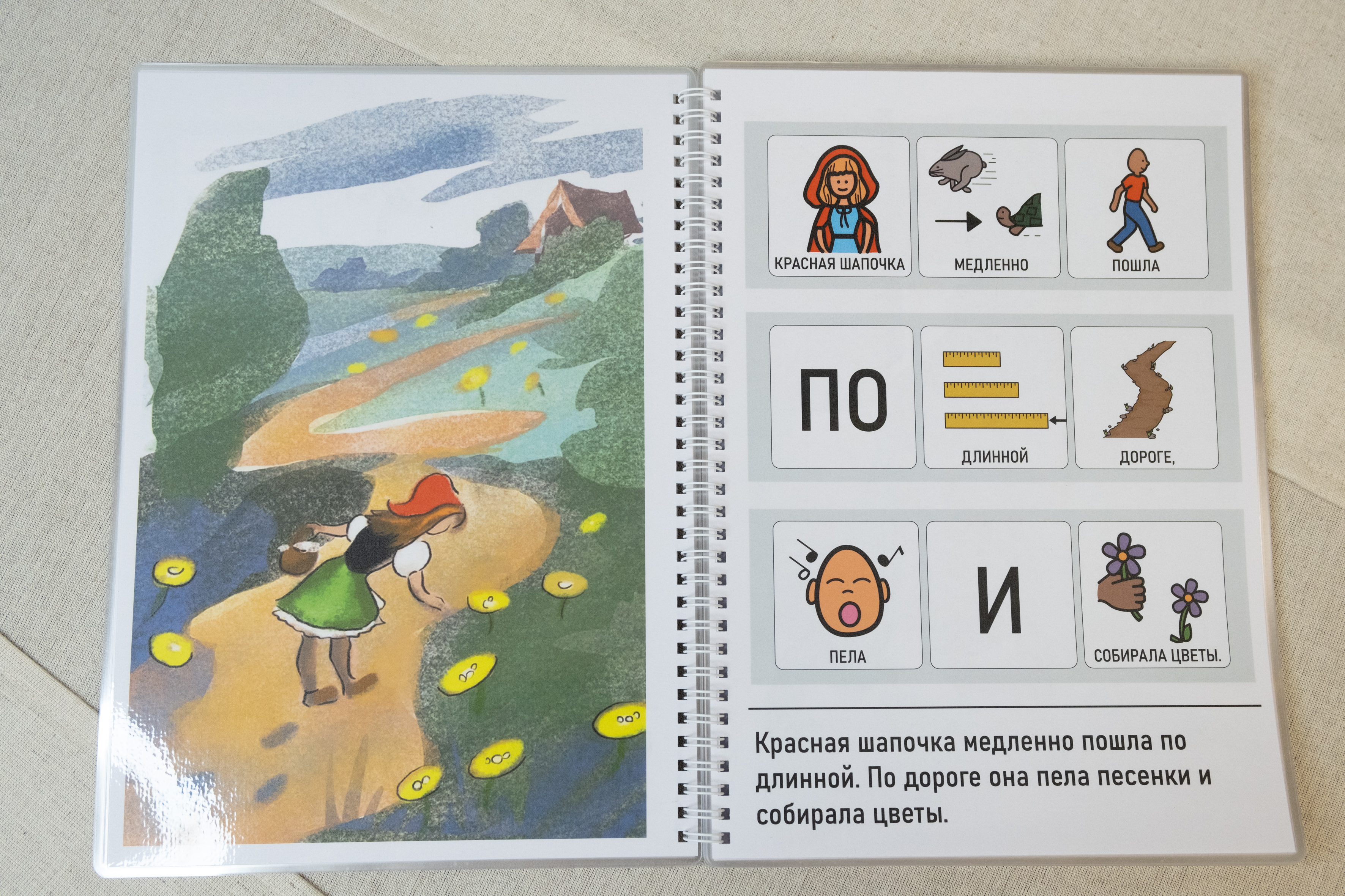 картинка АДК-книга "Красная шапочка" (страницы с ламинацией) от магазина Одежда+