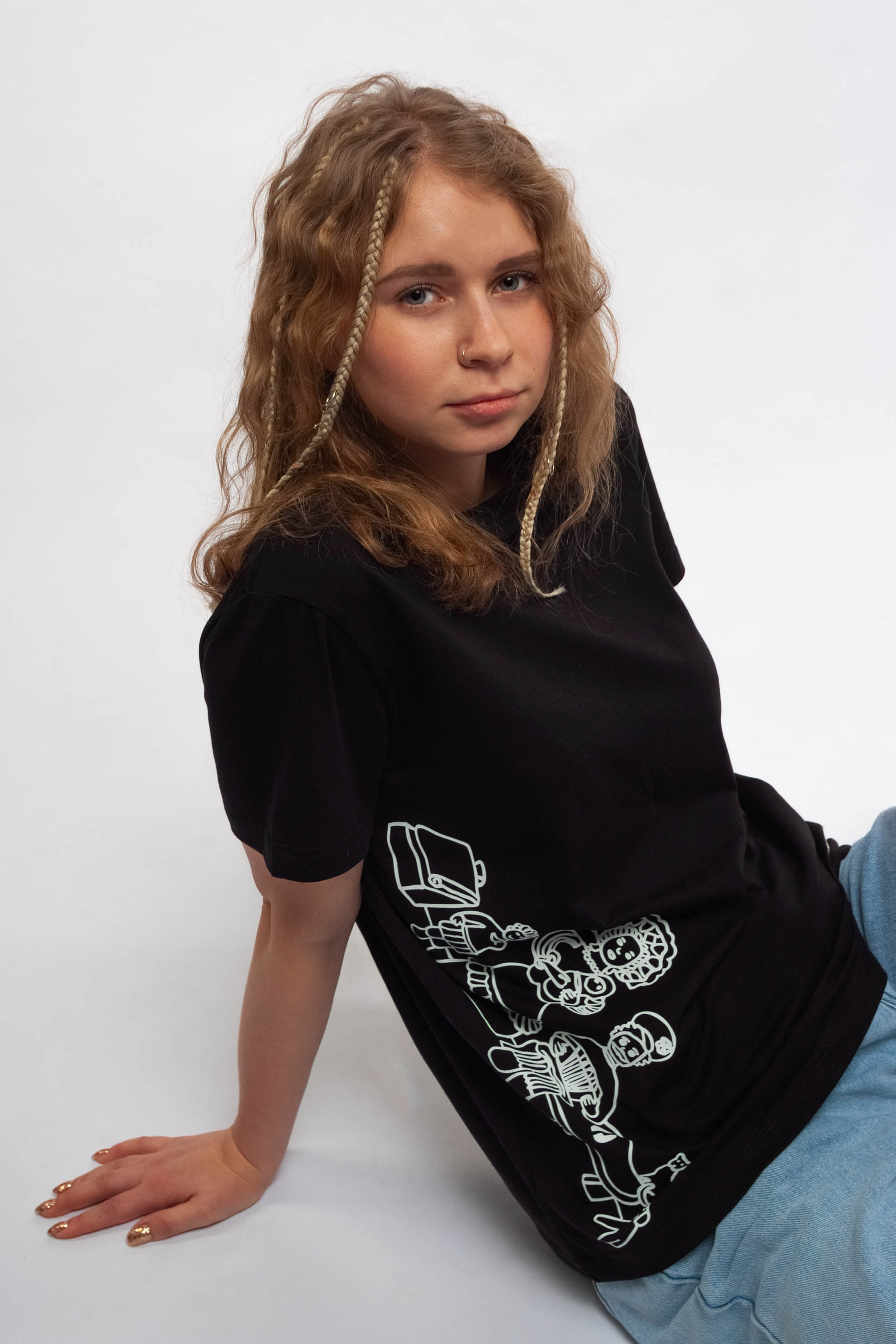 картинка Футболка "Киров - Вятка, как ни крути" Дымка, черная, женская от магазина Одежда+