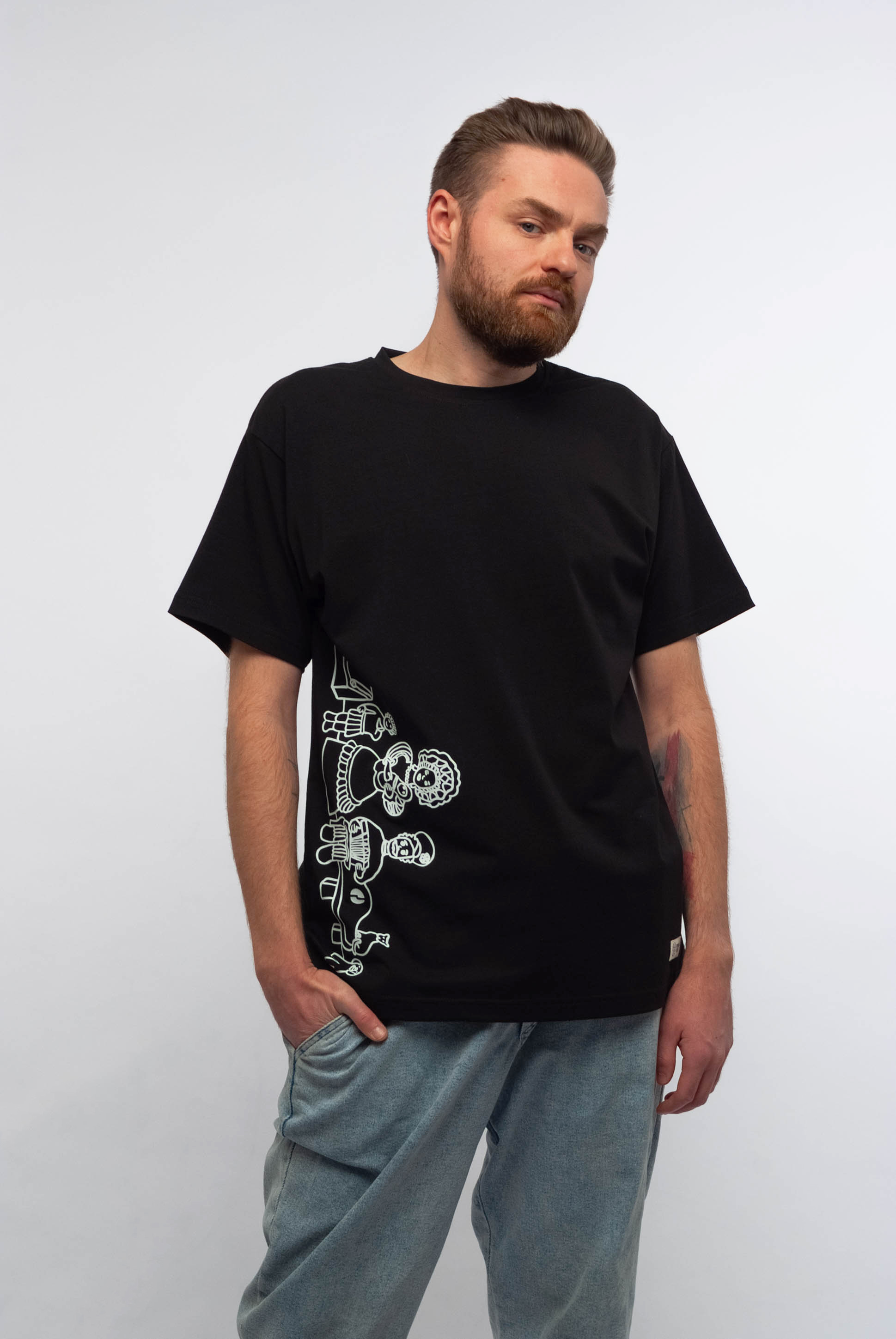 картинка Футболка "Киров - Вятка, как ни крути" Дымка, черная, мужская от магазина Одежда+